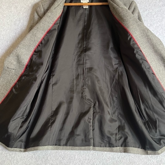 Chico’s wool blend grey blazer tweed size 1 - Picture 3 of 8